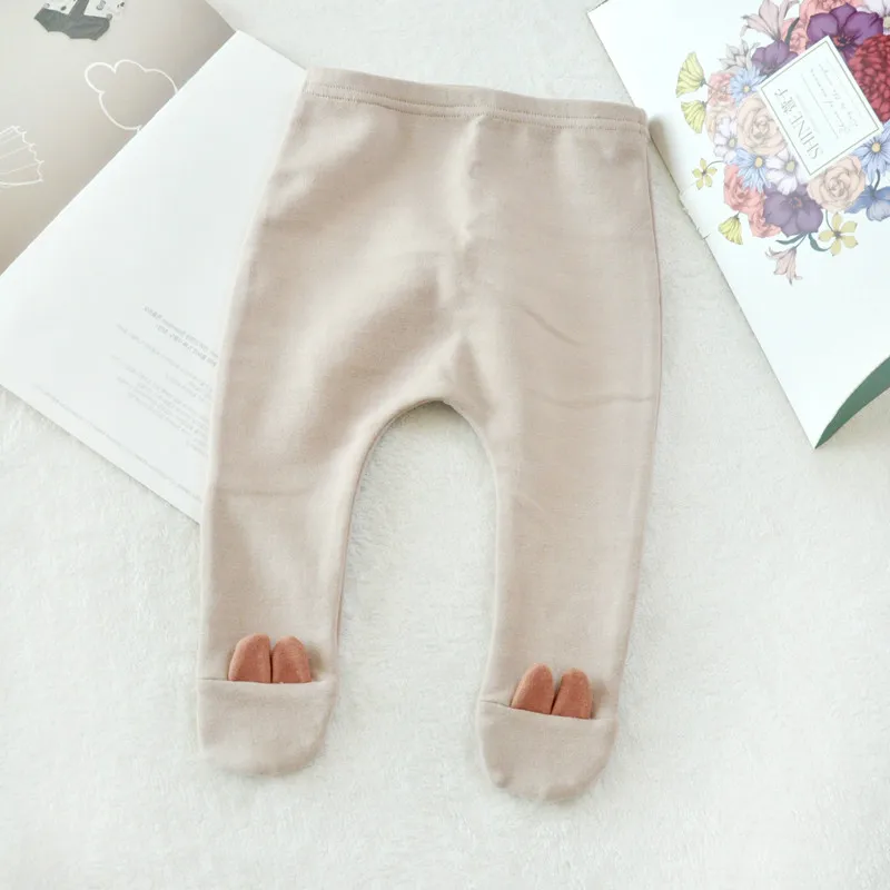 color 5 Tights Колготки с ушками для маленьких девочек, мягкие хлопковые длинные колготки с высокой талией, чулки, колготки, одежда - Цвет: color 5 Tights