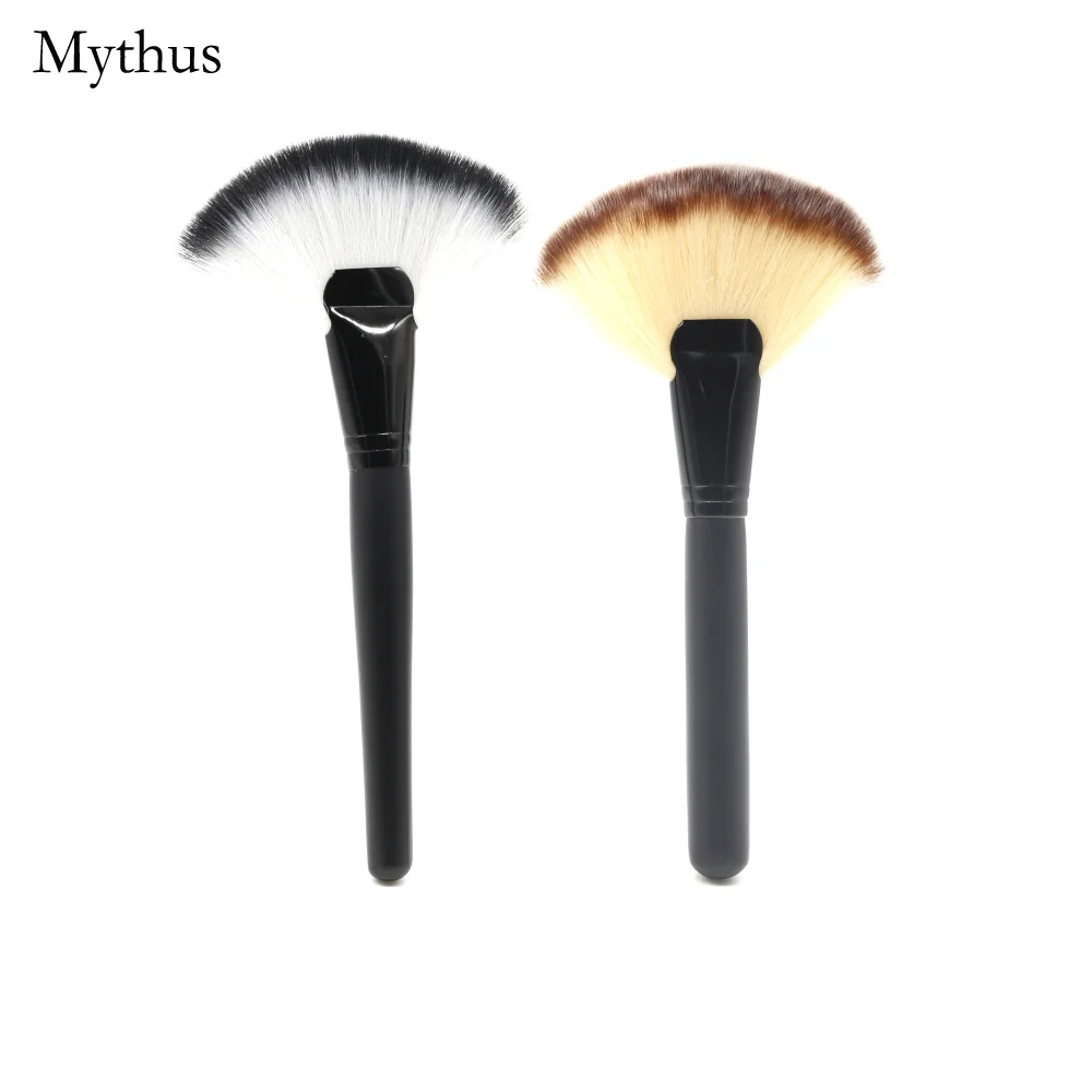 Mythus1pc большая Веерная профессиональная кисть для румян пудра тональная