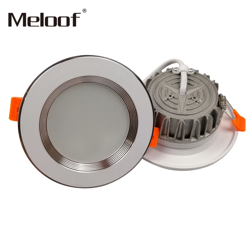 10 шт./лот Новый светодиодный светильник 220В 230В LED точечное освещение Встраиваемая