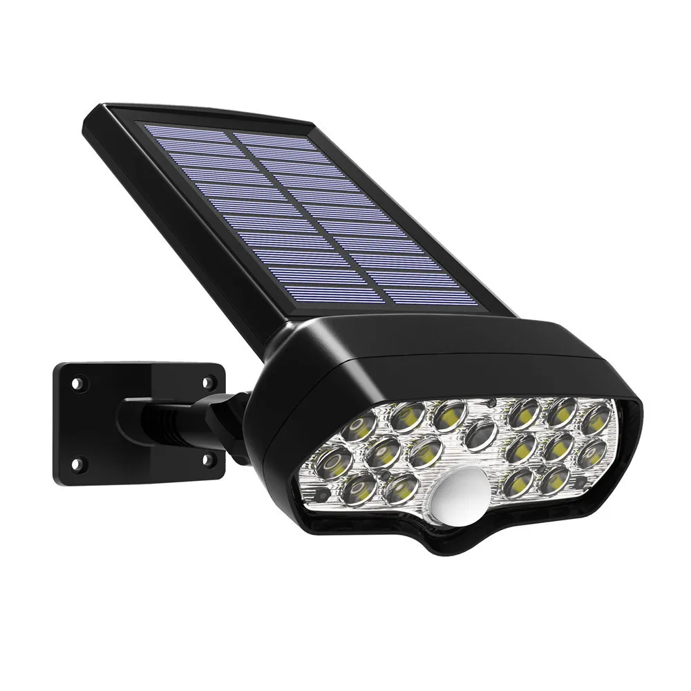 17LED 1500LM Солнечный настенный светильник наружная безопасность Водонепроницаемая