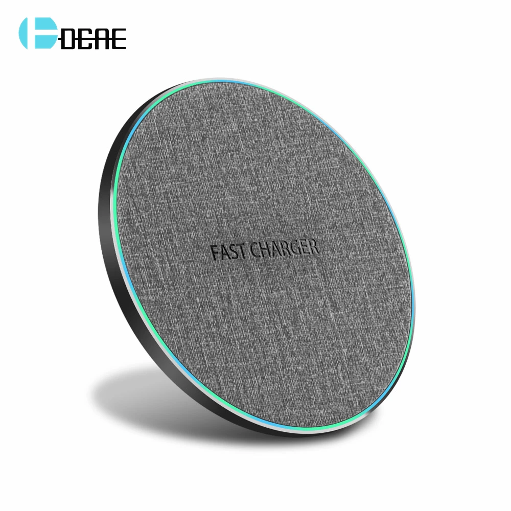 Беспроводное зарядное устройство DCAE 15 Вт быстрая зарядка USB C Qi для iPhone 11 Pro Max XS XR X 8