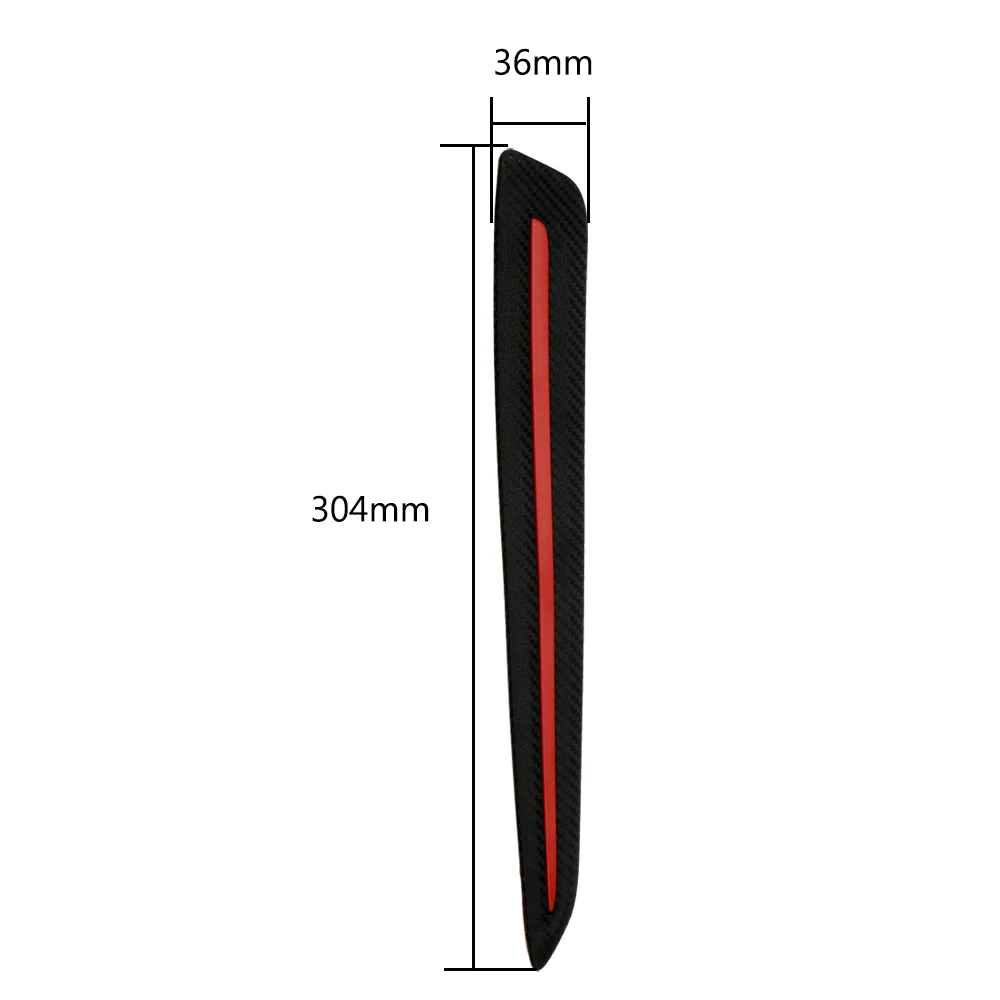 

Auto Decoration Car Sticker Car-styling 2 Pieces Anti Collision Car Front/Rear Edge Corner Guard Strip Bumper Scratch Protection