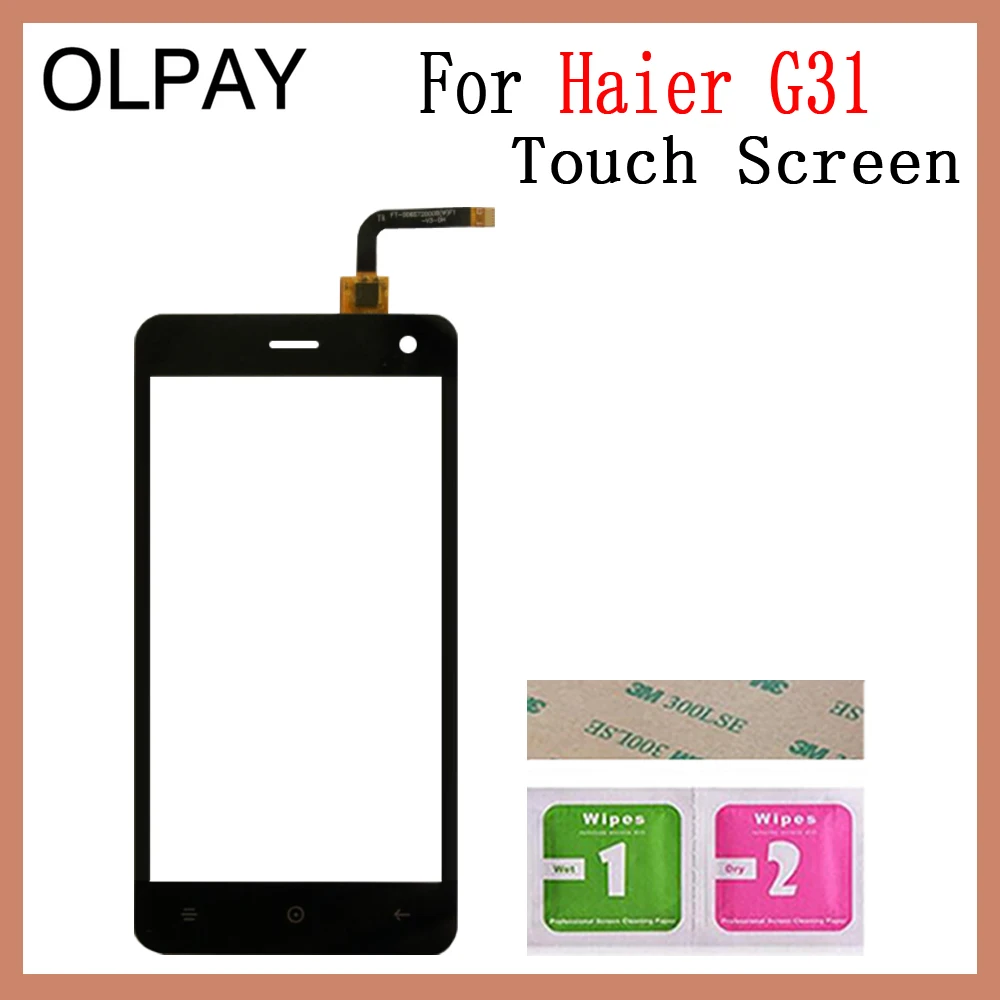 OLPAY 5,0 ''сенсорная панель для Haier G31 сенсорный экран стекло дигитайзер панель объектив сенсор стекло инструменты Бесплатный клей и салфетки