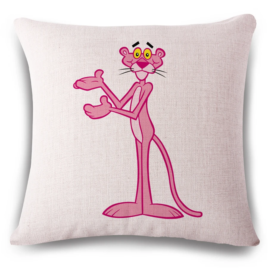 Розовая пантера модный мультяшный чехол для подушки домашний декор диван