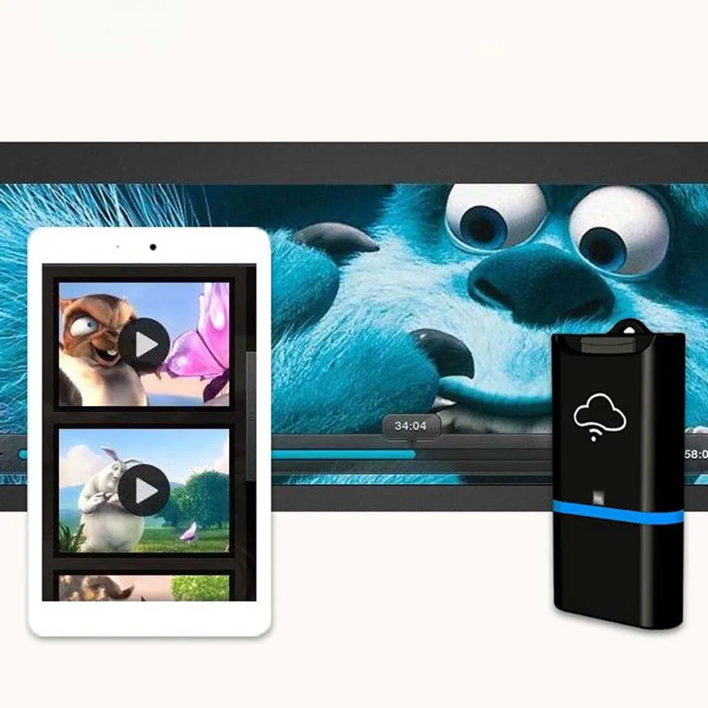 USB беспроводной Wi-Fi флэш-накопитель драйвер TF Micro SD кард-ридер для iOS Windows Android