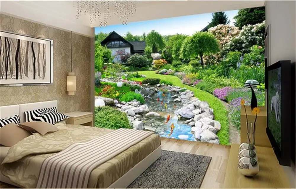 3D wallpaper/custom photo wall paper/Garden landscape scenery/TV/sofa/Bedding/KTV/Hotel/living room/Children | Обустройство дома