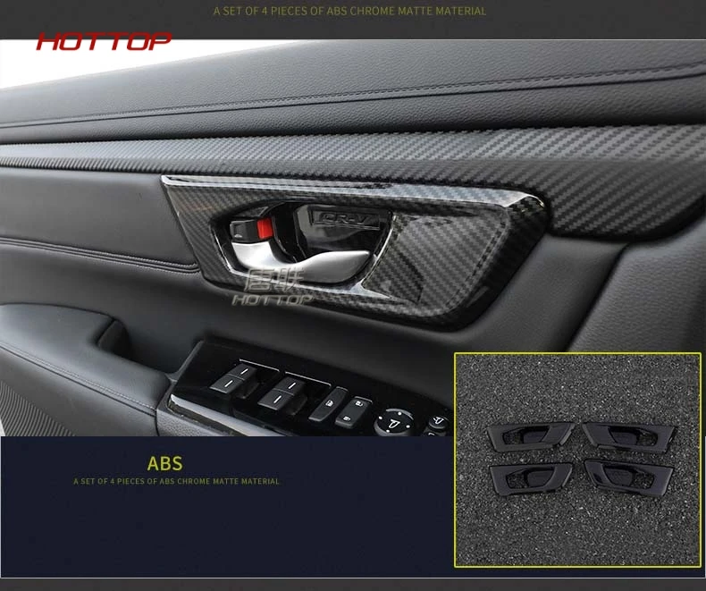 Панель переключателя передач из АБС углеволокна для Honda CRV CR V 2017 2018 (LHD и RHD)