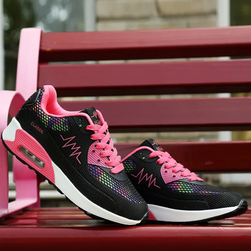 2018 Новинка осени воздушной подушке женская обувь Корея тренд Повседневная