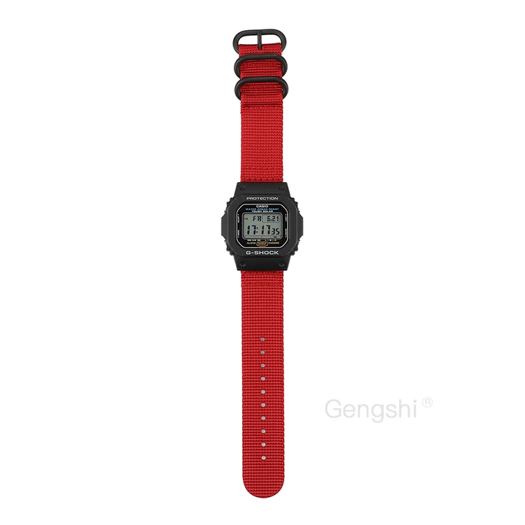 16 мм нейлон сменный ремешок для наручных часов Casio G SHOCK PRW 3000B 3100 6000 6100 PRG 300