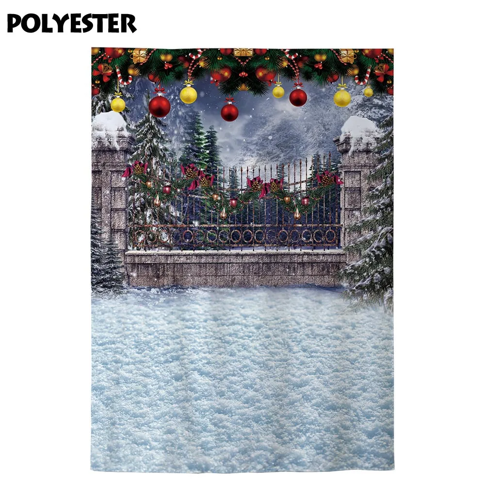 Allenjoy фоны для фотосъемки Рождество Зима Снег сосна детские украшения подарки фон