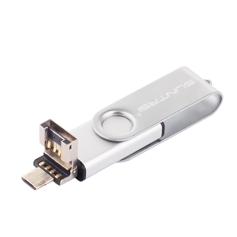 Suntrsi USB флеш накопитель 16 ГБ 32 2 0 Micro Drive 64 для смартфона высокая скорость в 1 OTG