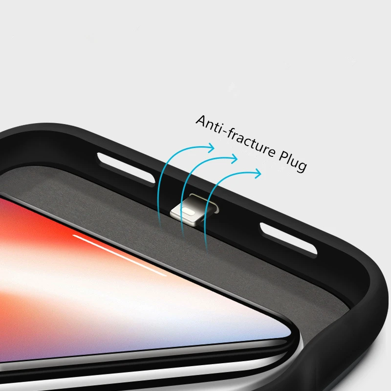 Ультратонкая задняя крышка внешнего аккумулятора NTSPACE для iPhone XS Max XR портативная