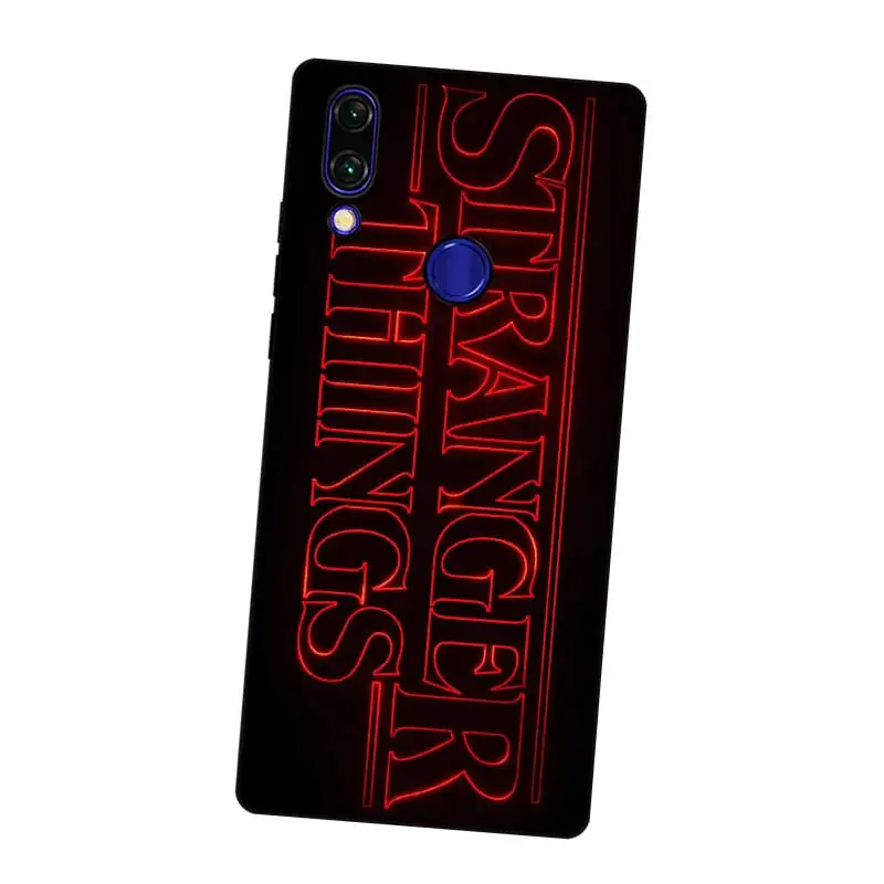 N421 Stranger Things Fear Black Silicone Case Cover For Xiaomi Redmi Note 3 4 4X 5 5A 6 7 Pro Global |