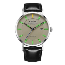 Швейцарские часы NEDSS с Тритием Miyota 9015 автоматические