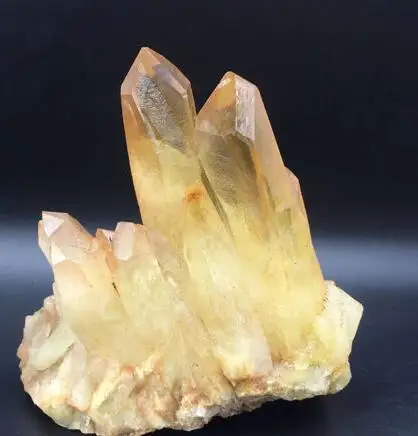 1515 г Большой природа цитрин желтый кварц gemstone кристалл кластера точка образца |