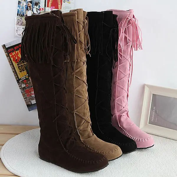 Летние Стильные женские ботфорты до бедра; femininas; botas masculina zapatos botines mujer chaussure femme; обувь; 07