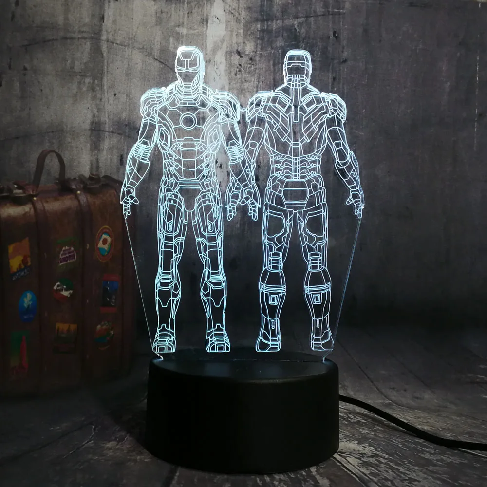 С принтами &quotMarvel&quot &quotМстители&quot супергерой два Железный человек 3D