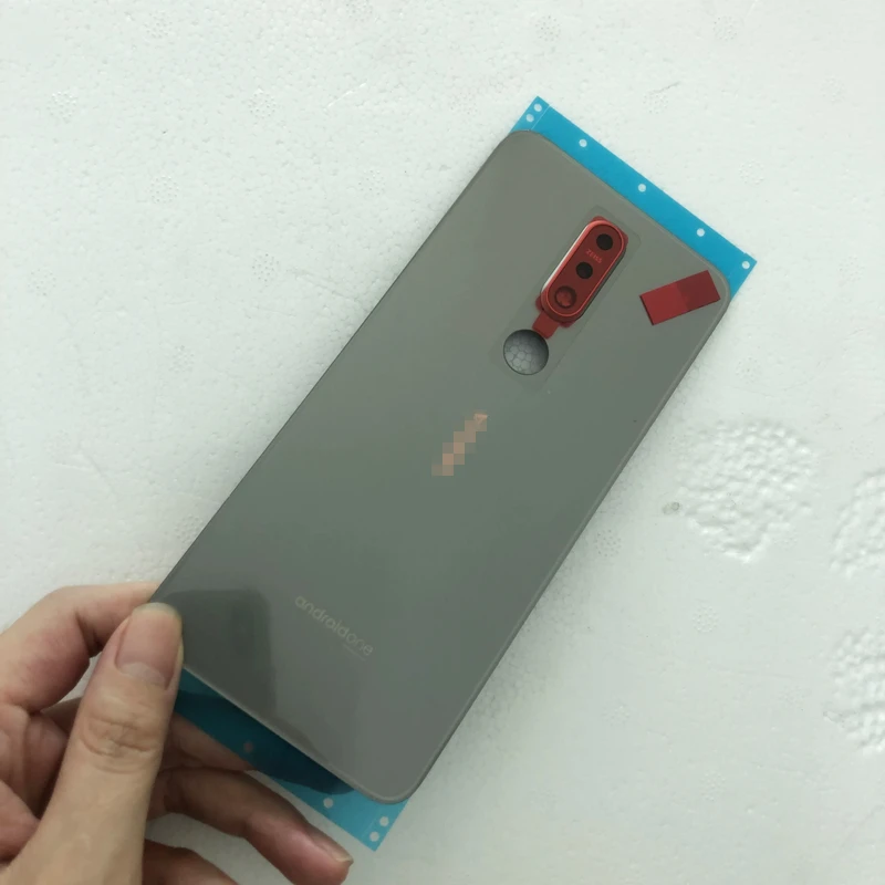 100% оригинальная новая задняя крышка для Nokia 7 1 стеклянная аккумулятора корпус TA
