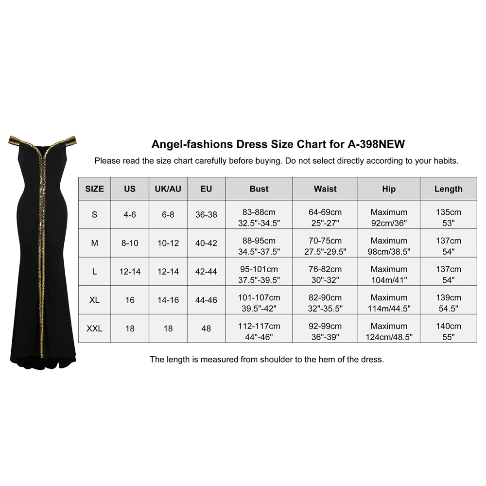 Angel-Fashion Бисероплетение выпускного вечера Формальное вечернее платье с разрезом Длинные вечерние платья черные 027