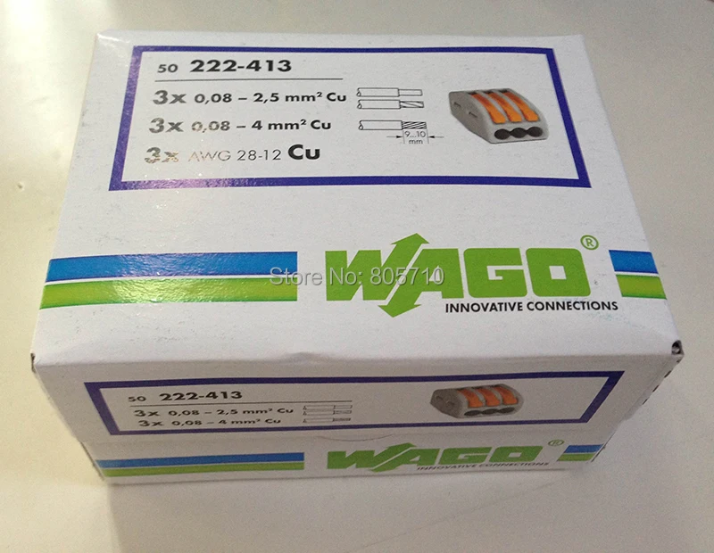 222 413 оригинальный разъем светодиодный Соединительный светильник клеммный блок