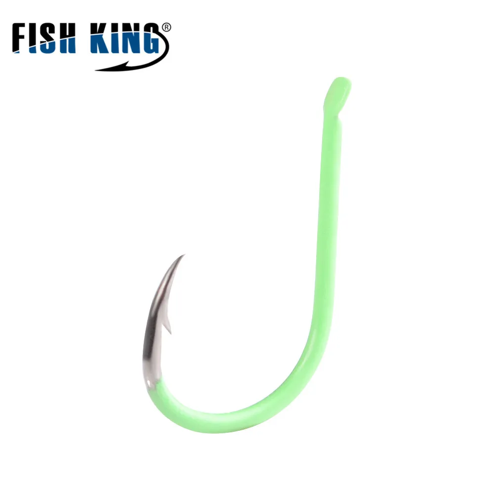 FISH KING 5 сумка 3/0#-6# бритва острый из высокоуглеродистой стали зеленый рыболовный крючок ISEAMA Карп Pesca Peche Anzol снасти