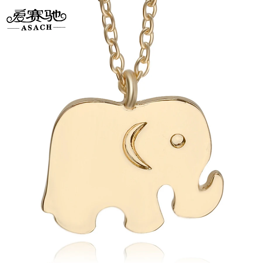 Asach милая стильная слон Подвески для Для женщин Мужчин Мультфильм животных