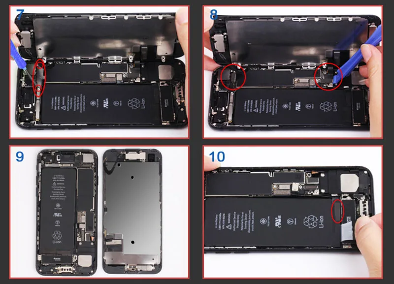 NOHON аккумулятор для iPhone 5 6 7 8 X Apple iPone iPhne iPhoe iPhone5 iPhone6 iPhone7 iPhone8 сменные инструменты