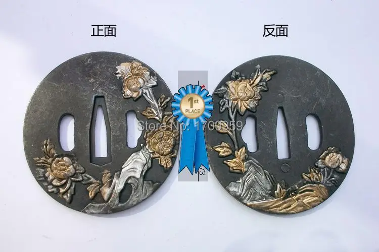 Хороший Сплав Tsuba Handguard для японского самурая Катана вакизаши Танто аксессуары для мечей ручной работы