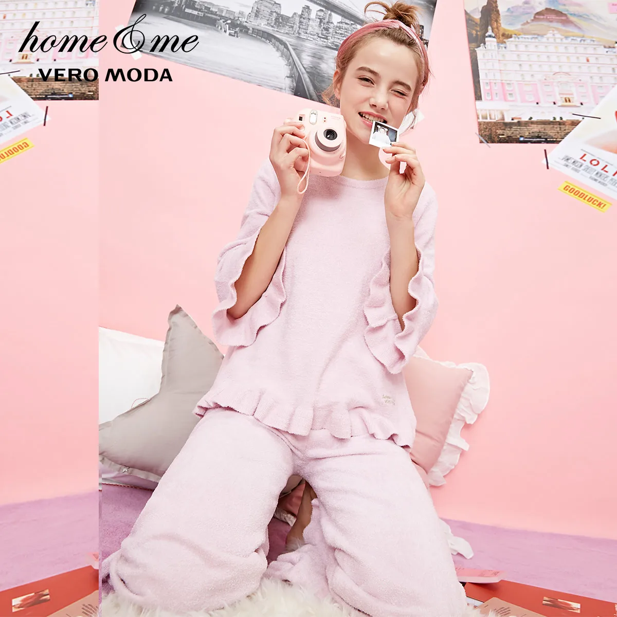 Vero Moda новые удобные брюки комплект домашней одежды | 3183K6502 - Цвет: Lilac snow