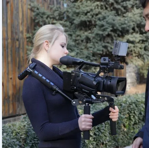 DSLR складной набор для видеосъемки с креплением на плечо паук устойчивая