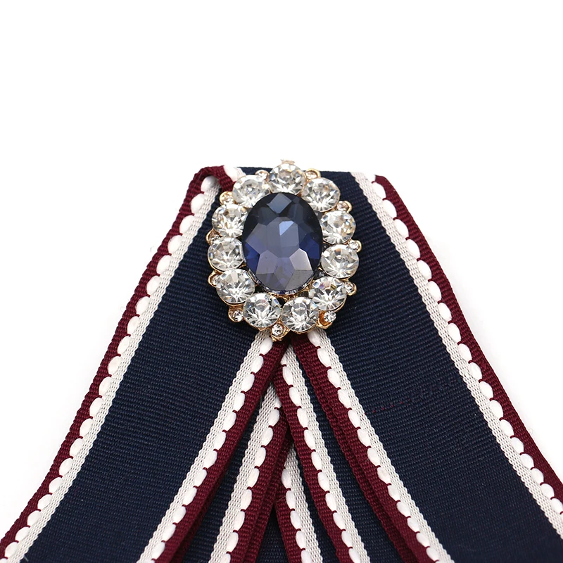 JURAN Charm Bijoux вечерние подарки массивная брошь для галстука Ювелирные изделия Классическая мода Роскошная ткань броши «бант» Для женщин булавки-зажимы