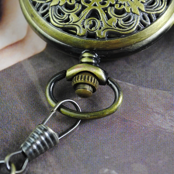 2013 new style luxury Vintage Steam punk Necklace Pendant Chain Skeleton Mechanical Pocket Watch Gift for man or woman | Наручные часы