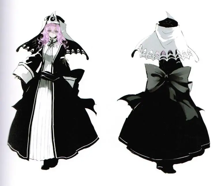 

The Touhou Project Yuyuko Saigyouji Cosplay Costume Halloween Uniform Outfit Inner+Dress+Collar+Hat+Belt+Bow Custom-made