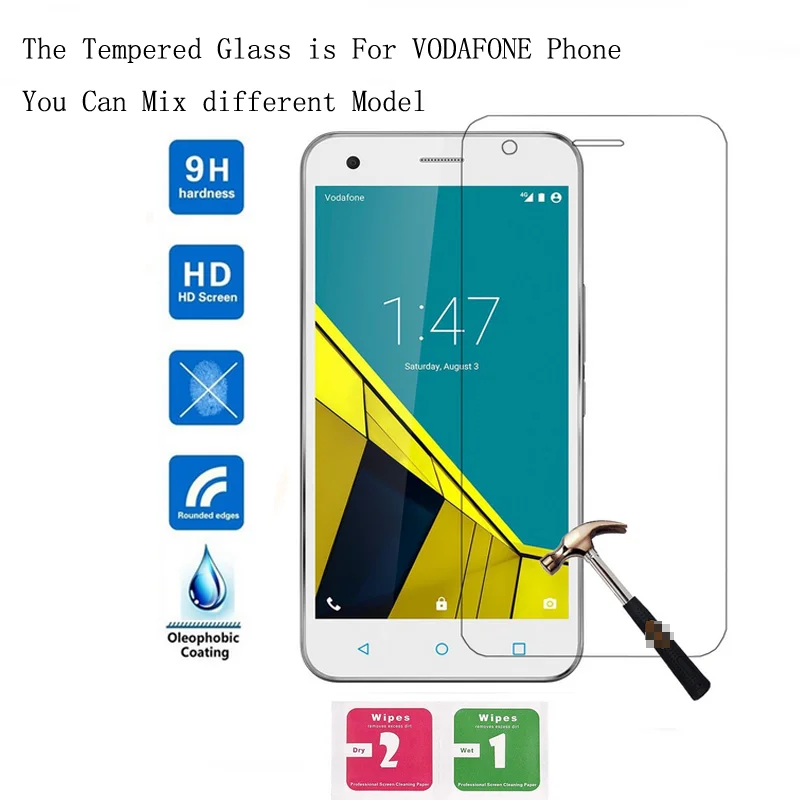 10 шт. Премиум Закаленное стекло Защитная пленка для экрана Vodafone Smart N8 N9 Lite X9 Speed 6