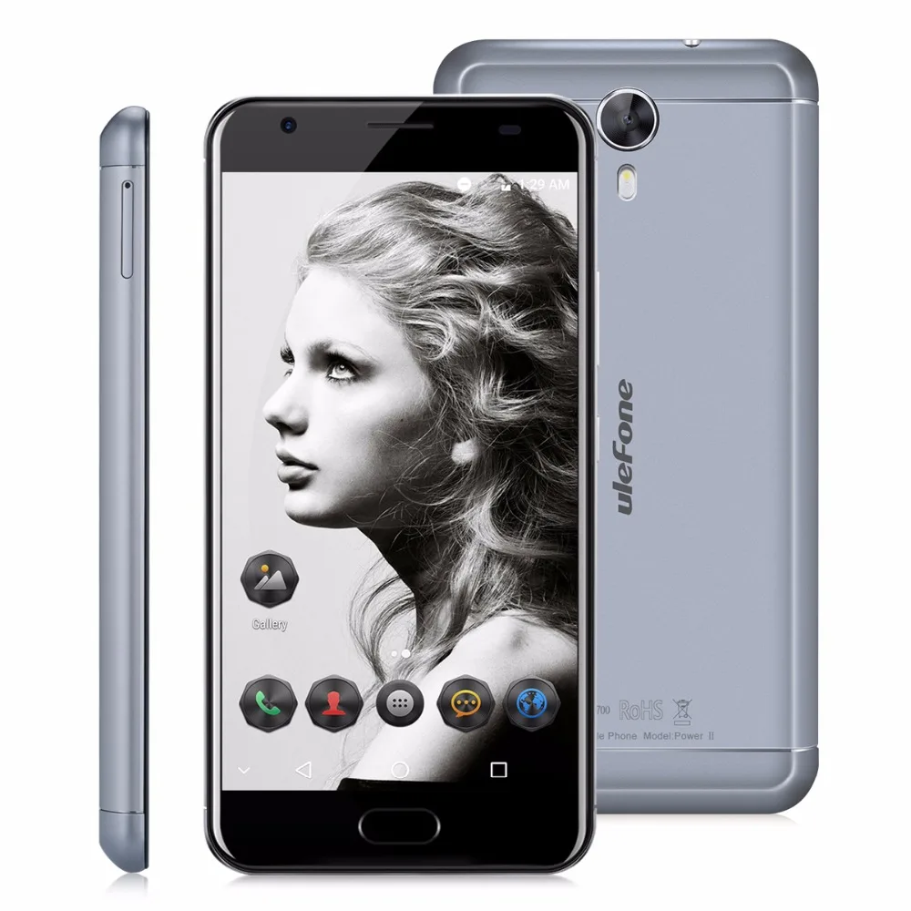 Оригинал Ulefone Мощность 2 Мобильный телефон 5.5 &quotFHD mtk6750t Octa core android 7.0 4 ГБ