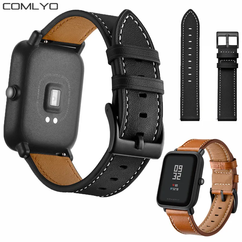 Высококачественный кожаный ремешок для Amazfit Bip U PRO S Lite спортивных смарт часов