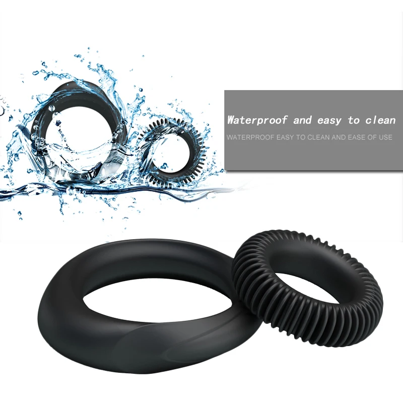 BAILE Секс Продукция Задержка эякуляции для пениса Кольца взрослых секс игрушки