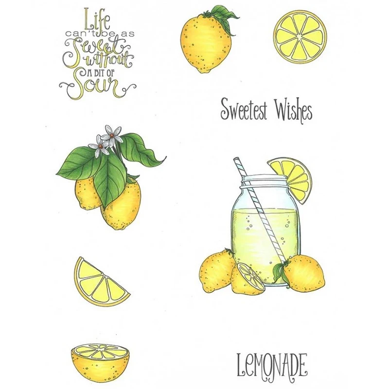 SP lemon прозрачный силиконовый штамп/печать для DIY Скрапбукинг/фотоальбом
