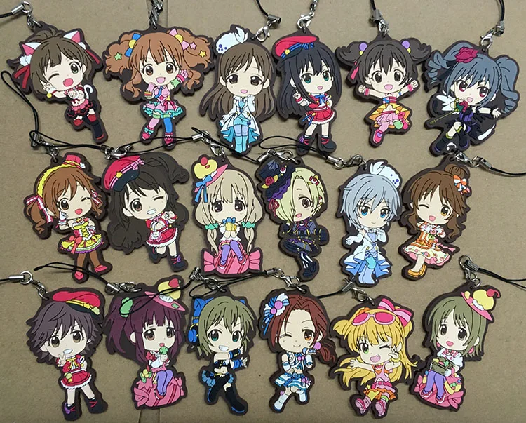 18 шт./лот idolm ster Золушка высылается случайным образом японская аниме фигурка