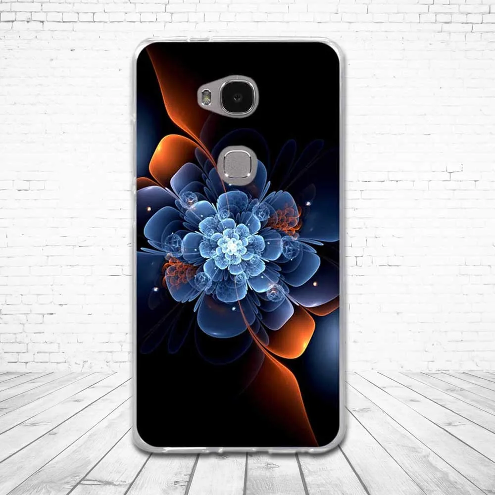Мягкие силиконовые чехлы для Huawei Honor 5X роскошный мультяшный чехол с полной