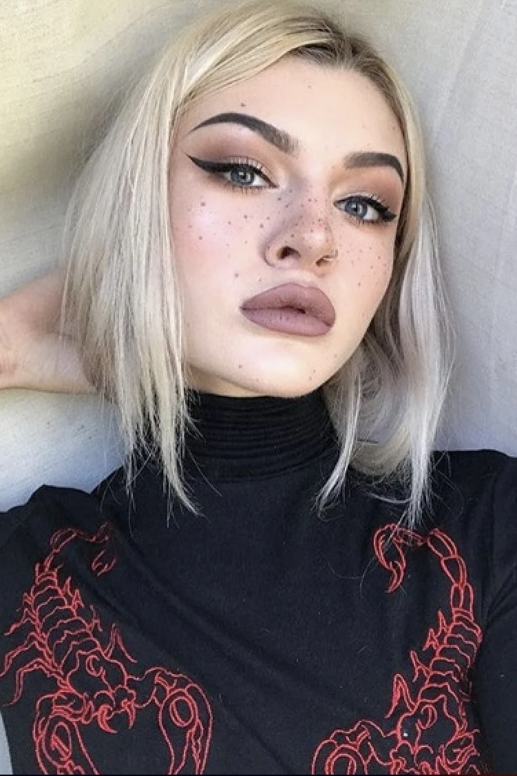 Omighty SCORPION водолазка в черном embriodery красный блок Тонкая футболка с длинным рукавом Harajuku футболка