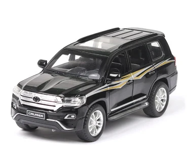 B 1:32 игрушечный автомобиль TOYOTA LAND CRUISER Prado Металлический Игрушечный Автомобиль литые игрушки модель автомобиля 6 дверей могут открываться игрушки для детей - Цвет: B