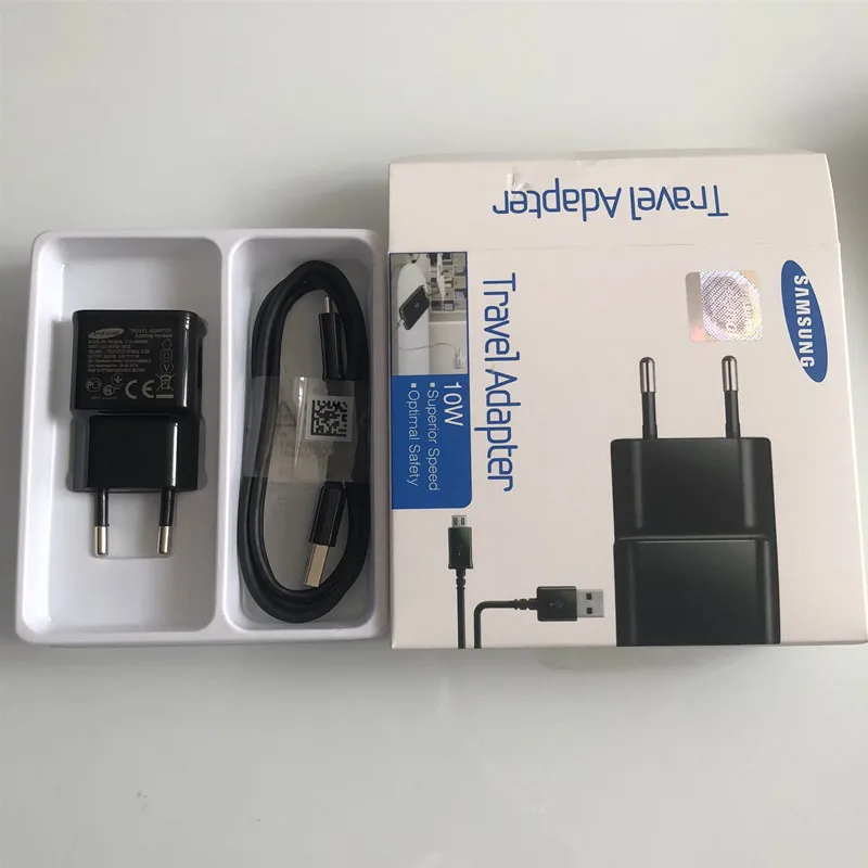 Зарядное устройство Samsung для micro USB длина кабеля 1/1 5 м. цвет черный и белый|Зарядные