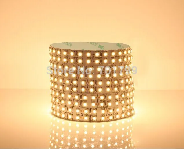5 м 240 светодиодов/м двухрядный IP33 3528 SMD 24В гибкий свет белый/теплый