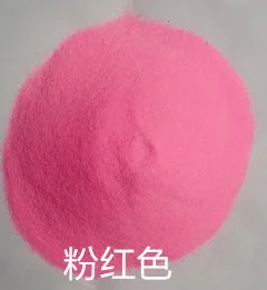 500g! Мульти-цветной хрустальный камень аквариум резервуар для воды подложка пейзаж камни сад камень растение почва декоративная - Цвет: Розовый