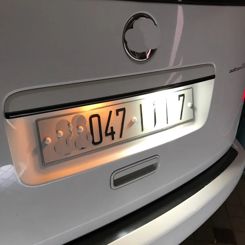 2 шт. автомобиль 18LED без ошибок номерной знак светильник лампа для VW Touran Passat Cimousint