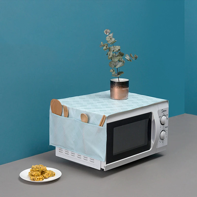 Чехол для микроволновой печи с защитой от жира сумка хранения двойными карманами