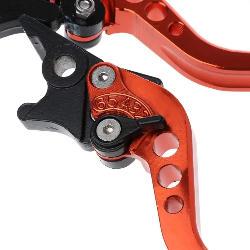 Новинка 1 пара универсальных регулируемых мотоциклетных сцепных рычагов с ЧПУ