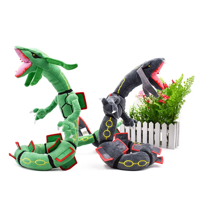 4 стиля Мега Rayquaza черный Rayquaza животных плюшевые Peluche кукла со скелетом мягкая горячая игрушка Рождественский подарок для детей