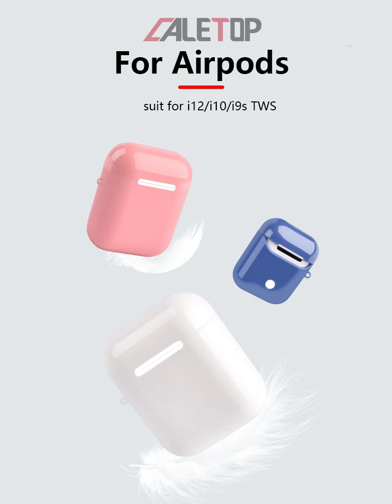 Жесткий чехол Caletop для Apple, аксессуары для airpods, мягкий чехол s i12 i10, беспроводные наушники TWS, защитный чехол, футляр для наушников